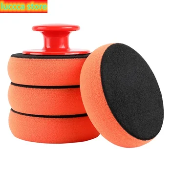 

Sponge for waxing and polishing with handle 7 PCs car wax applicator pads sponge Kit applicators soft foam wax pad with grip