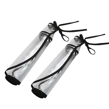 

2pcs PVC Transparent Cover Outdoor Dustproof Face Sheild Protective Hat Cover
