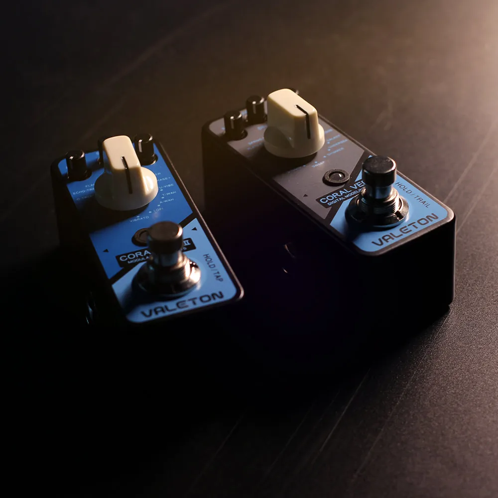 Valeton Coral Mod II цифровая модуляция Chorus Flanger Phaser Univibe тремоло лофи мульти эффекты Гитара Бас педаль CRL-8