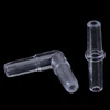 10Pcs/Lot Aquarium Airline Tubing Connectors Fish Tank Transparent Air Tube Adapters for 4CM Inner Diameter Air Line Hose ► Photo 2/6