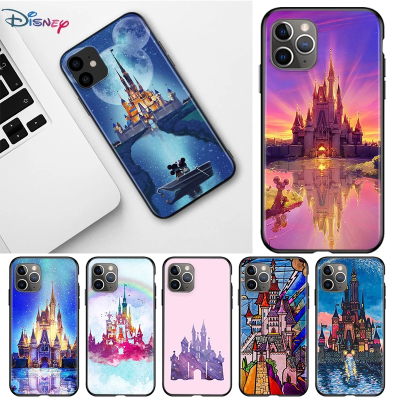 0For Apple iPhone 12 11 Pro Max Мини XS XR X 8 7 6 6S Plus 5S SE 2020 черный мягкий чехол для телефона с