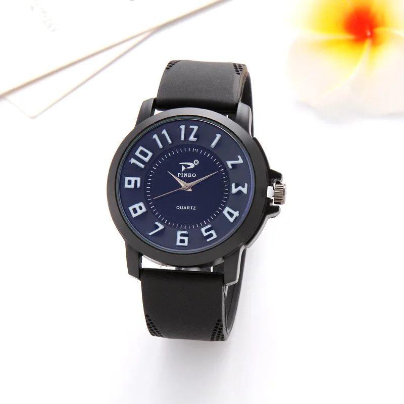 

Korean-style Fashion & Sports Casual Digital Students Watch Cool Versatile Trend Large Dial Men And Women Quartz Watch