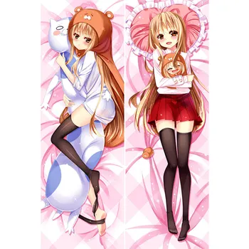 

Anime Himouto! Umaru-chan pillow Cover Doma Umaru Dakimakura case Sexy girl 3D Double-sided Bedding Hugging Body pillowcase HU01