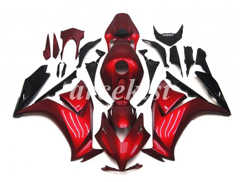 4 подарки ABS литья под давлением Обтекатели комплект Подходит для HONDA CBR1000RR 2012 2013 12 13 14 15 16 черный красный темный