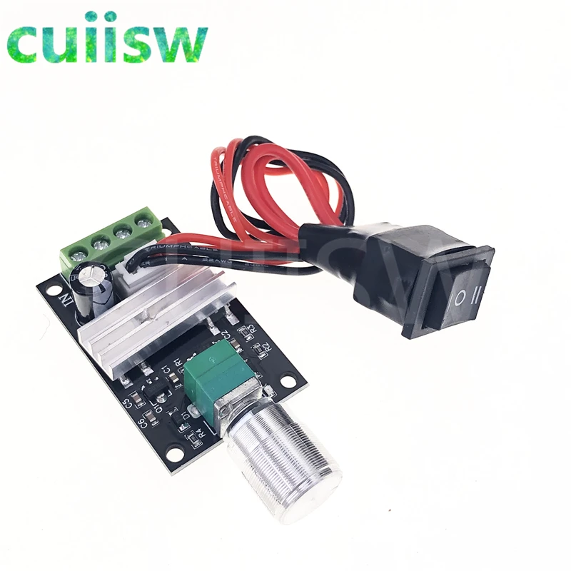 DC 12V 24V 3A 80W 1203BB DC Motor Speed Controller Adjustable PWM Speed Regulator Reversible Control Switch 6V-28V