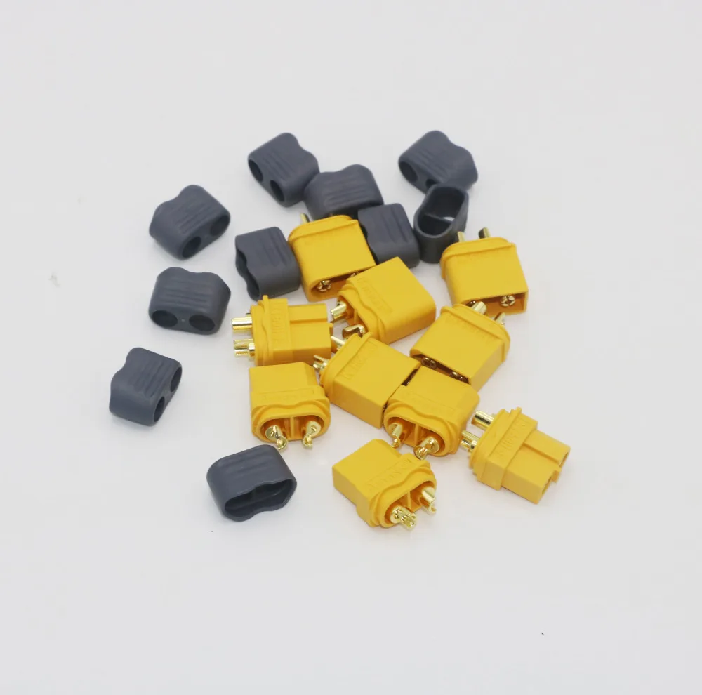 10 Pairs Amass XT60+ XT60H Bullet Connectors Male Female Power Plugs Power RC LV Lipo Battery Motor 3D printer 13