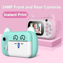 Appareil Photo instantané pour enfants, caméra vidéo numérique, jouets pour filles et garçons, cadeaux d'anniversaire
