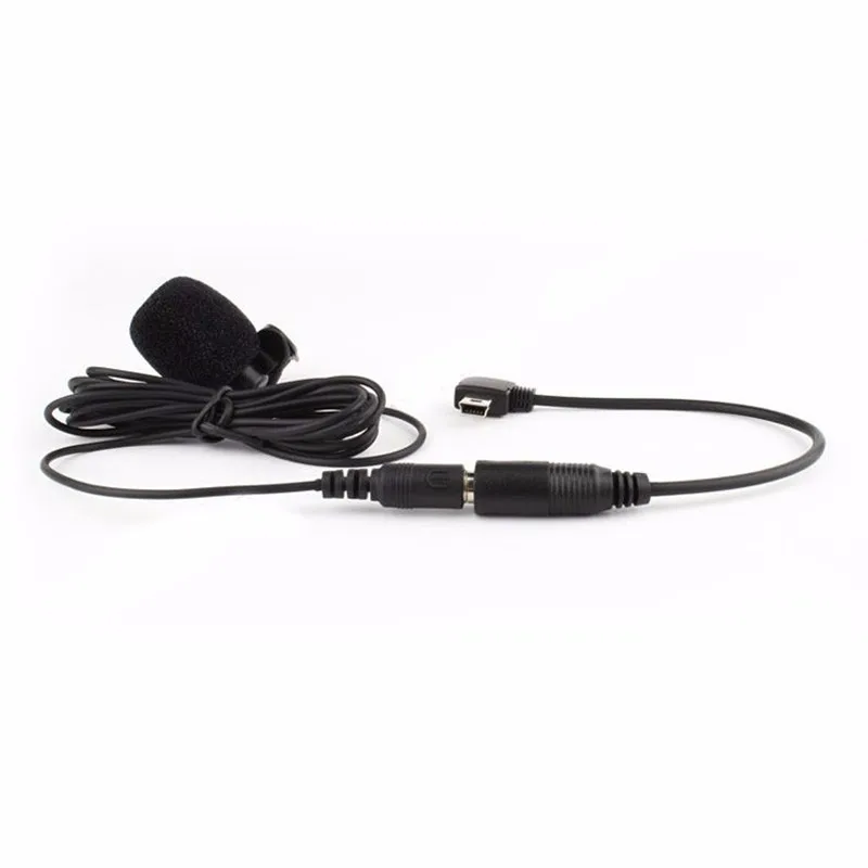 3,5 мм активный петличный микрофон с мини звуковая карта USB микрофонный кабель для Gopro Hero 3 3+ 4 аксессуары для экшн-камеры