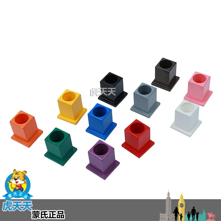 

Tiger Every Day Montessori Early Childhood Montessori Language Teaching Aids Europe And America Export Eleven Color Pen Containe