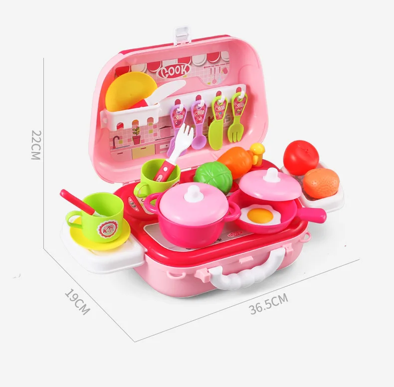 Xiong cheng Xc910a детский игровой домик Модель кухонный игрушечный рюкзак для хранения-раннее образование набор для приготовления пищи