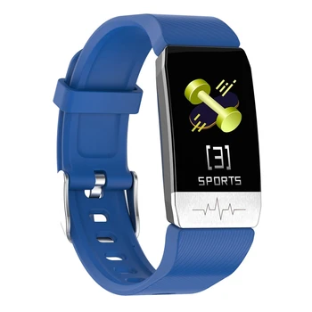 

T1 Smart Watch Band with Body Temperature Monitoring ECG Heart Rate Blood Pressure for Men Women Kid