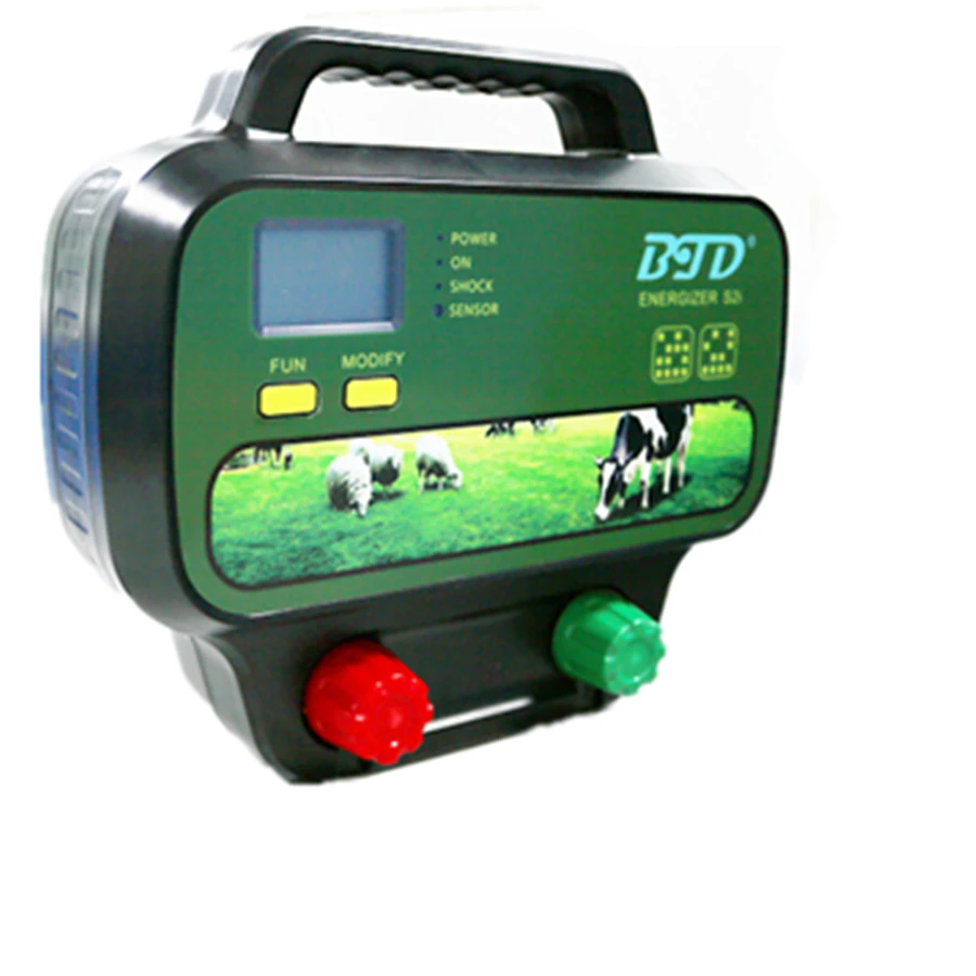 wireless remote control farm electric fence energiser Charger Energiser Controller for Horses Sheep Cattle