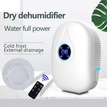 

LCD Dry Dehumidifier Semiconductor Mini Portable Moisture Home Barthroom Absorber Cabinet Low Noise Remote Control Air Dryer