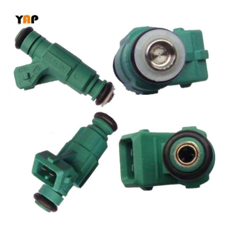 Новый топливный инжектор (4) для Peugeot 206 307 Citroen C2 C3 C4 Xsara mk2 Berlingo TU5JP4 1.6L 16V L4 0280156318 2003-2012