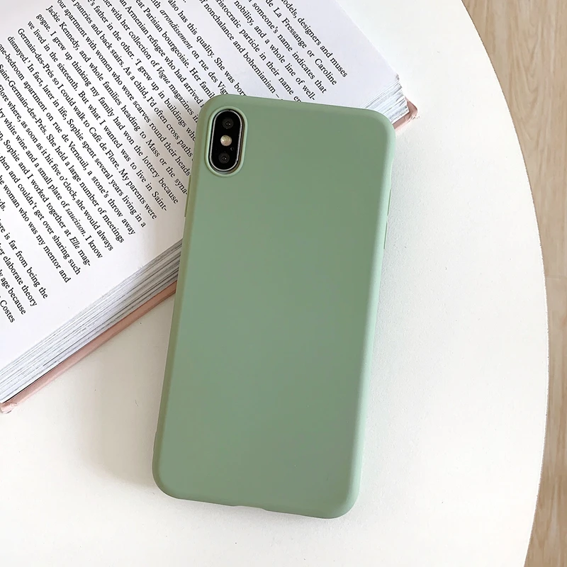 XL-14 Карамельный цвет чехол для телефона для Xiomi Redmi 6A 7 7A 8A A1 A2 K20 CC9 CC9E Примечание 6 7 8 Pro Чехол Мягкий силиконовый Цветной чехол на заднюю панель телефона чехол - Цвет: XL-14