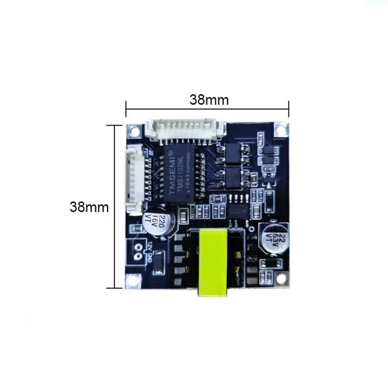 Isolated POE Module board for Security CCTV Network IP Cameras Power Over Ethernet 12V 1A output IEEE802.3af compliant 4