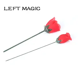 Волшебные трюки с розами, один цветок на два магических реквизит, профессиональная игрушка для уличного волшебника, трюк, иллюзия, Satge карты