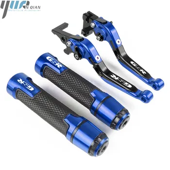 

Motorcycle Accessories Adjustable Brake Clutch Levers Handle Grips Set Motorcycle Hand Grips For Suzuki GSR600 GSR 600 2006-2011