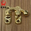 KAK-cerrojo de candado de hierro y bronce antiguo, 12 uds., 34x28mm, cerradura de gancho para Mini joyería, caja de madera con tornillos, Hardware para muebles ► Foto 3/6