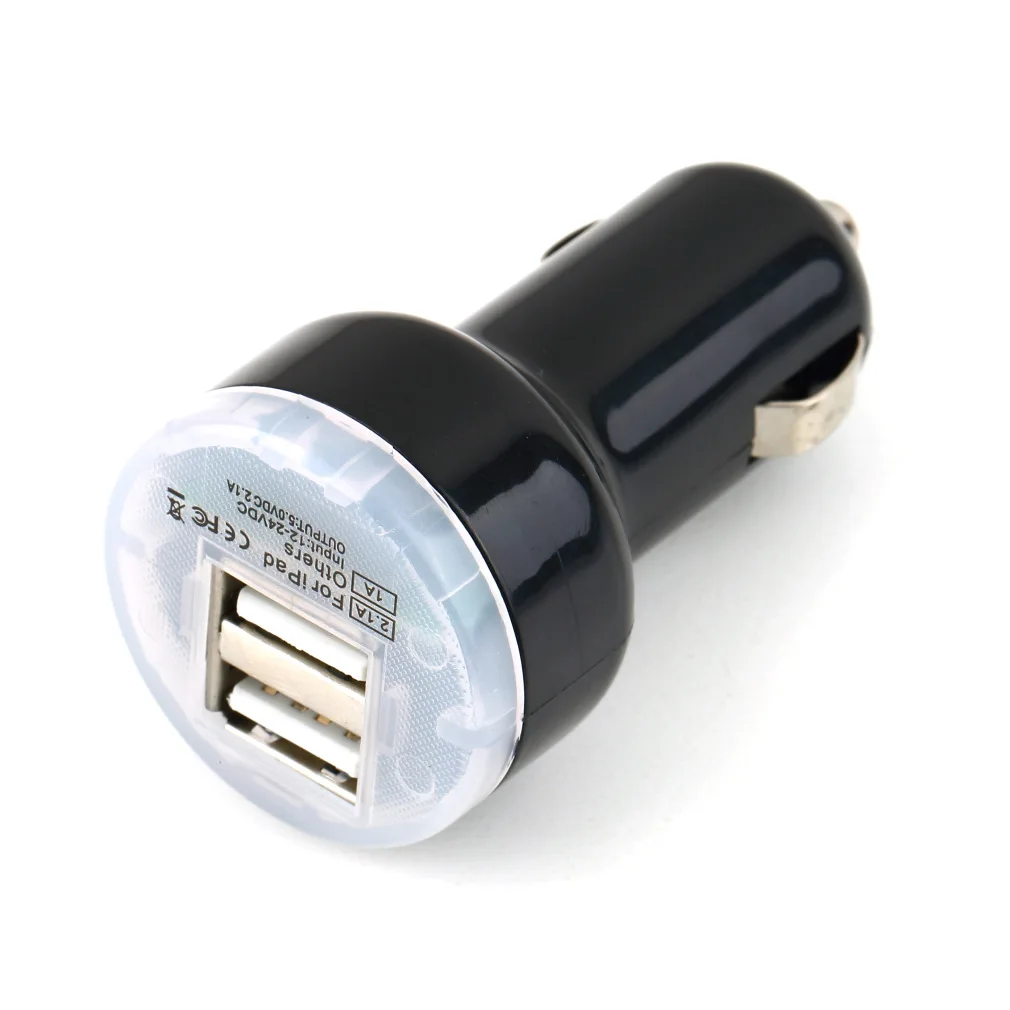 Популярный мини USB 2 порта универсальный адаптер для iphone6 5 5S для samsung для sony для htc usb