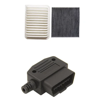 

Air Filter & Cabin Air Filter with Obd2 Connector Universal 16 Pin Male Car Diagnostic Scanner Tool Adapter
