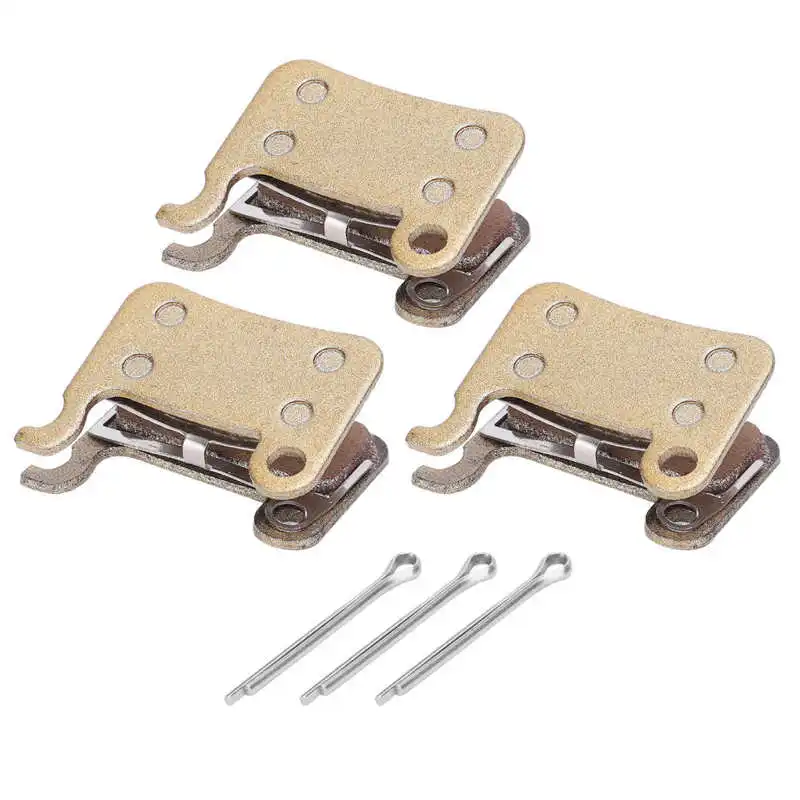 3 Pairs M965 Mountain Bike Disc Brake Pads Metallic BB7 Electromobile Copper Based All Metals | Спорт и развлечения