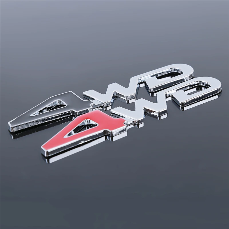 Автомобильный задний боковой металлический стикер 4x4 RC автомобиль 4WD 3D