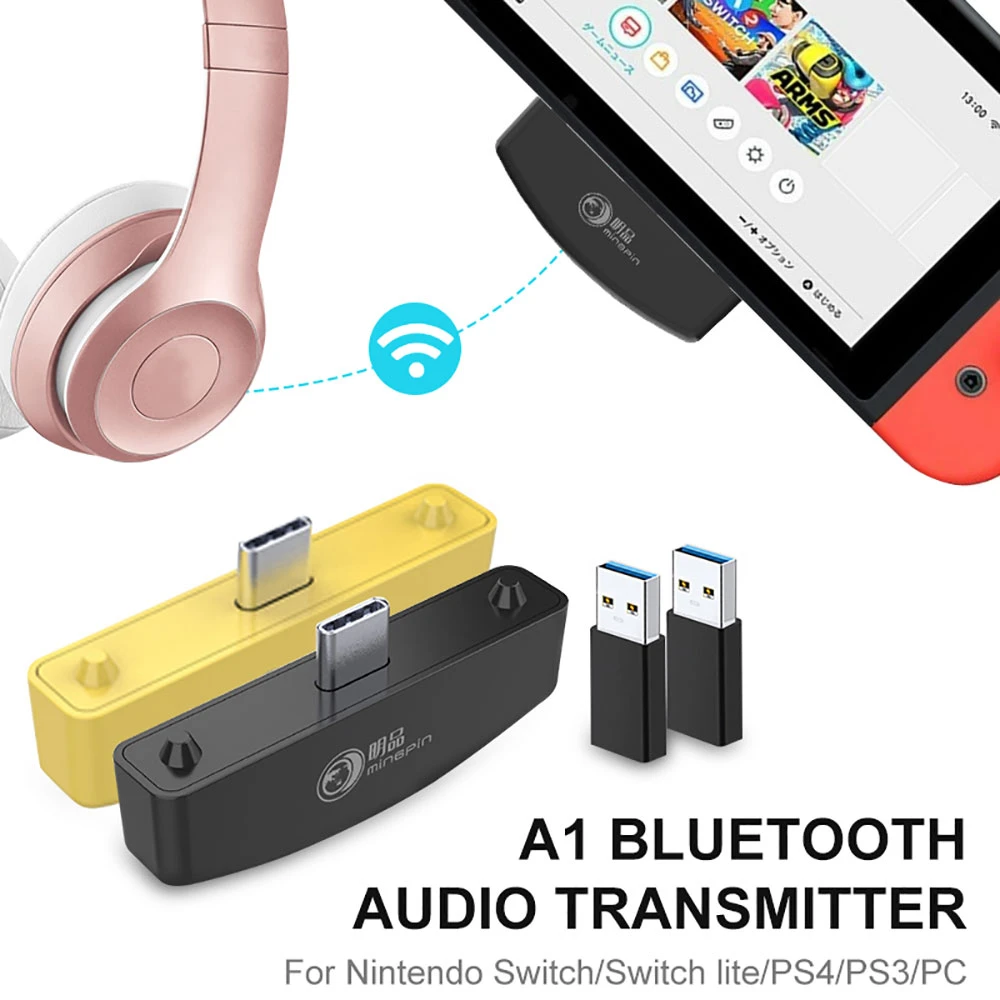 Wireless Bluetooth Audio USB Transmitter Adapter Gaming Audio USB transmitter for Switch PS4 PS3 Bluetooth Headset|Wireless Adapter| - AliExpress