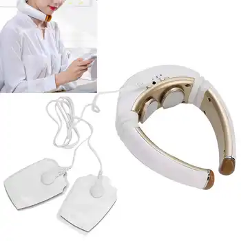 

Electric Cervical Vertebra Massager Pulse Hot Compress Therapy Neck Massage Instrument Pain Relieve Shoulder Massager