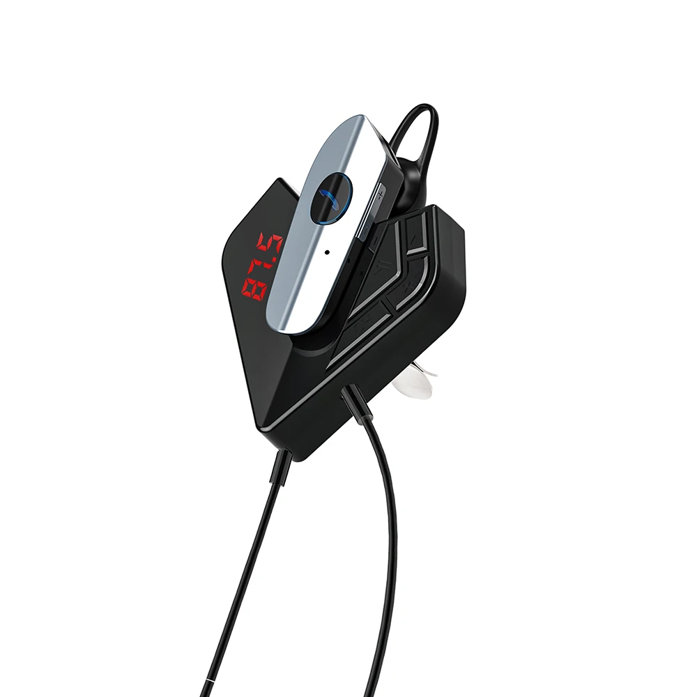 AOSHIKE QC 3.1A FM передатчик Bluetooth V5.0 EDR Handsfree Dual USB Автомобильное зарядное устройство mp3
