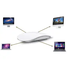 Новое прибытие 2,4G Беспроводная/Bluetooth версия ультра-тонкая 1200 dpi компьютерная игровая мышь для ноутбука