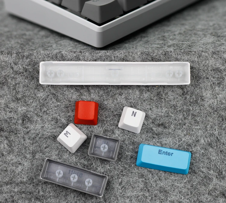 1 комплект ANSI 60% макет механической клавиатуры PBT Матовые чехлы для клавиш с подсветкой для Gh60 RK61 ALT61 ANNE двойной-shot литья ключ крышка