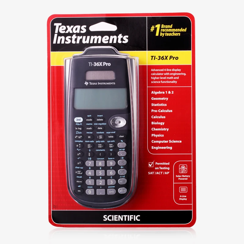 Texas instrument(ti) Ti-36x Профессиональный студенческий научный функция калькулятор горячий графический калькулятор Calculadora