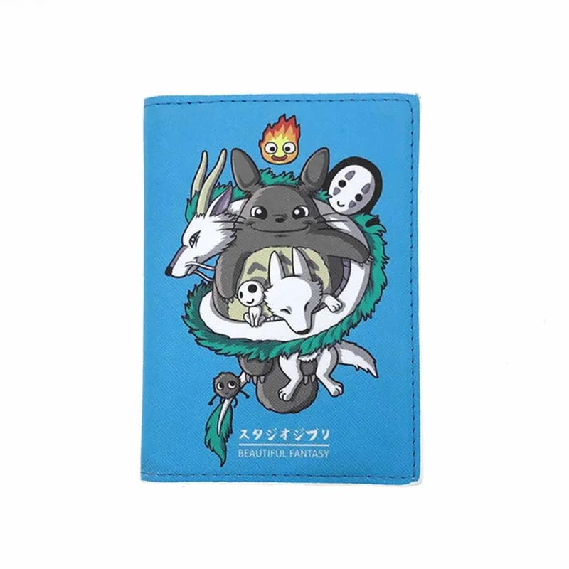 6 стилей Totoro, Семейные Аксессуары для путешествий, держатель для паспорта из искусственной кожи, чехол для паспорта, высокое качество, держатель для карт и удостоверений личности