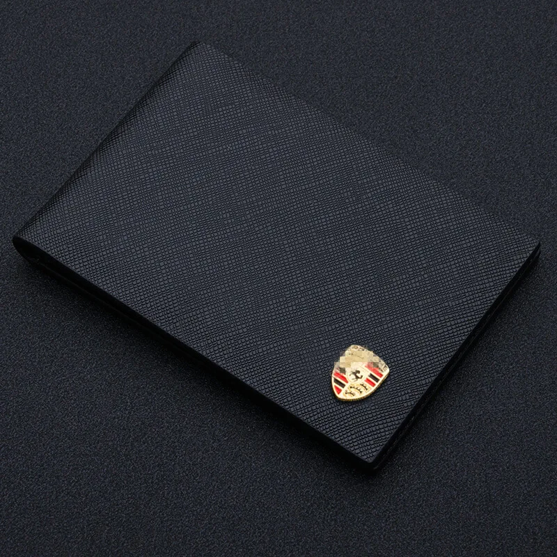 

Car Only Driving License Leather Case Vehicle Licens This Porsche Cayer 911 718 Genuine Leather Driver's License Leather Wallet