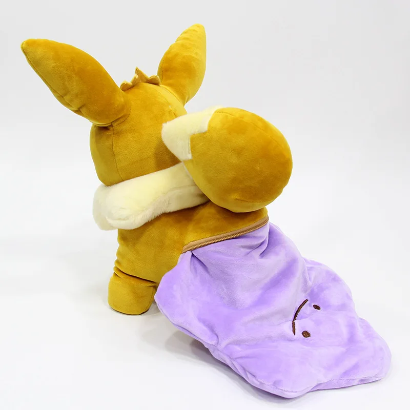 25 см плюшевая Двусторонняя Подушка Eevee Umbreon трансформер Ditto Мягкая кукла подарок детская игрушка