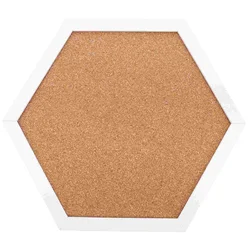 Panneau mémo multifonction en liège, hexagonal, tableau Photo, panneau de Message pour la maison 