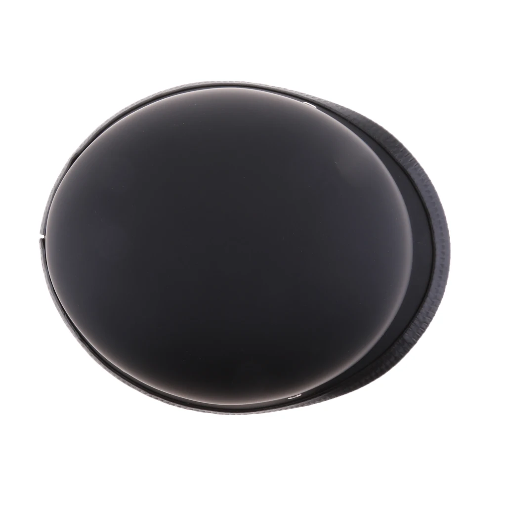 Motorcycle Chopper Cruiser Biker Retro Half Face Helmet Matte Black Dot M/L