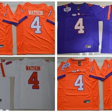 Новейший, стилизованный, Clemson Tigers DeShaun Watson для мужчин Настоящее фото Джерси