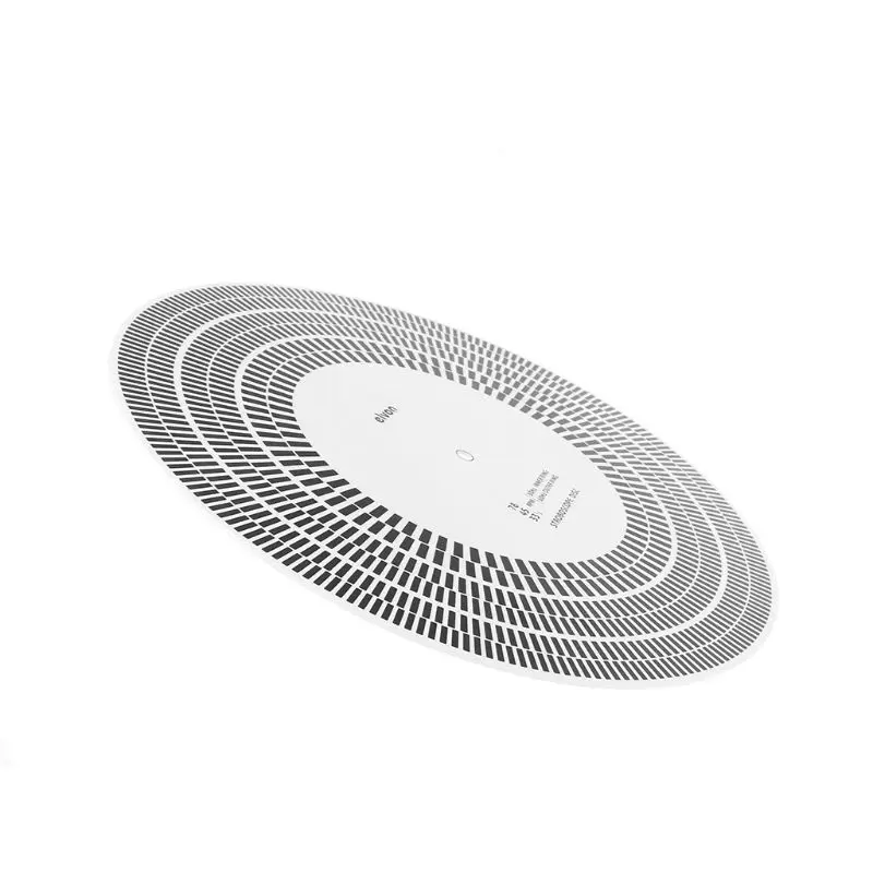LP Vinyl Record Turntable Phono Tachometer Calibration Strobe Disc Stroboscope Mat 33 45 78 RPM Drop Shipping