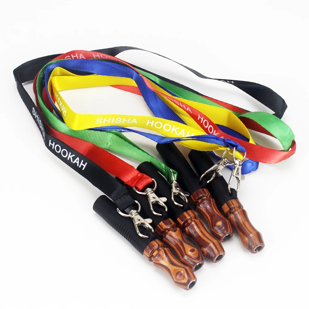 Hookah Shisha Mouthpieces Wooden Hang Rope Strap Mouth Tips Sheesha Chicha Narguile Shisha Accessories