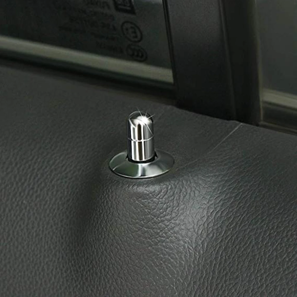 Автомобильная часть дверной замок Pin легкий декор авто Замена Инструменты Прочный с крышкой алюминиевый сплав хромированная отделка для Chevrolet