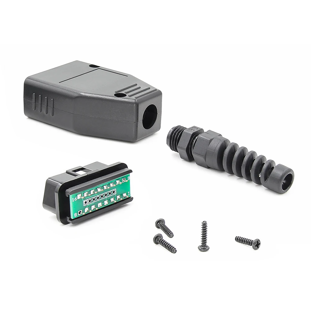 Диагностический кабель ELM327 V1.5 Male OBD2 16 pin Female диагностический obd2 для OBD II
