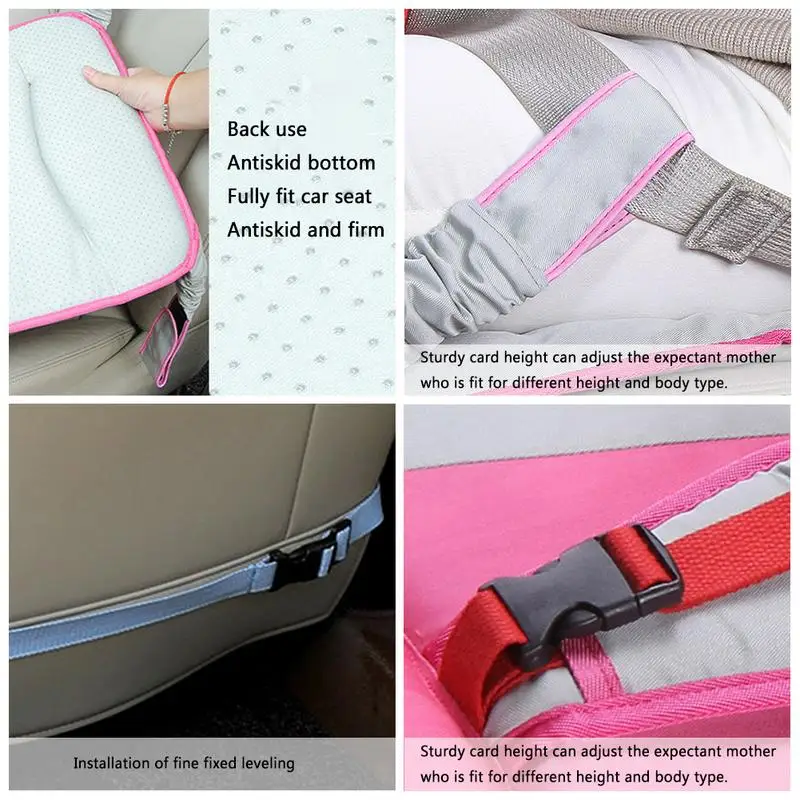 Car Seat Belt for Pregnant Woman Driving Safety with Car Seat Cushion Shoulder Pad Car Soft Strap Protection Cover Safety Belt