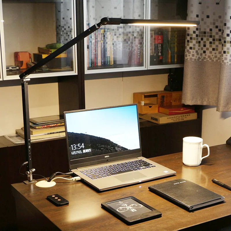 Xiuan Remote Control Led Desk Lamp With Clip Light Touch Dimmer Eu