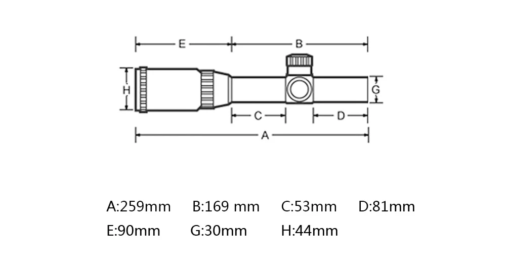 Ohhunt LR WA 1,75-10X24 ИК Компактный Охотничий Прицел Тактическое Стекло Травленая Сетка С Красной Подсветкой Башни Замок Сброс Прицел