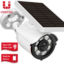 Simulation Fake Camera Solar Battery Charging Dummy Camera Human Motion Sensor With White LED Light  Security Waterproof Camera