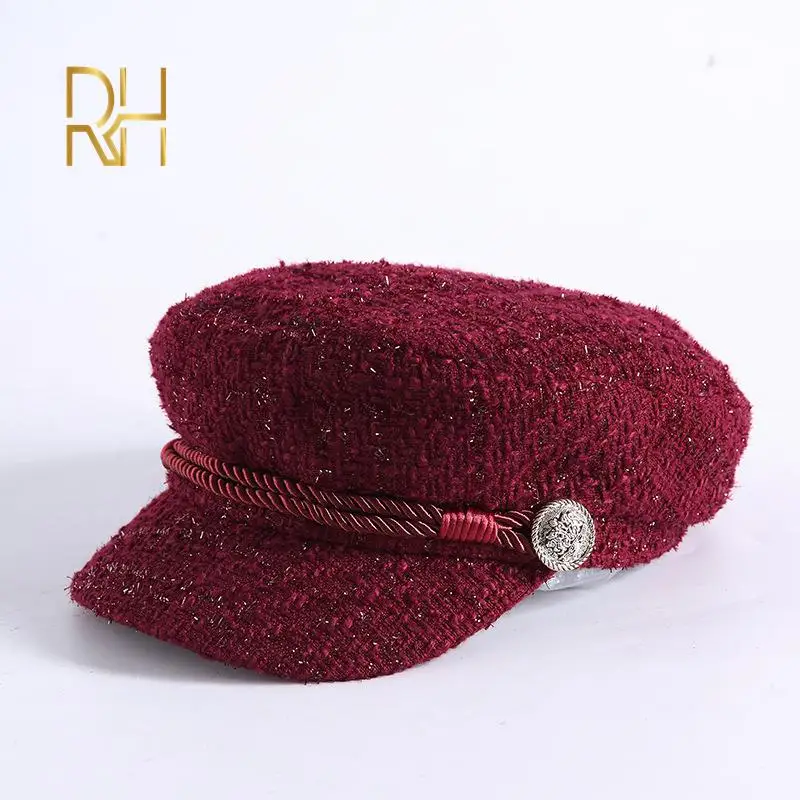 ladies burgundy hat