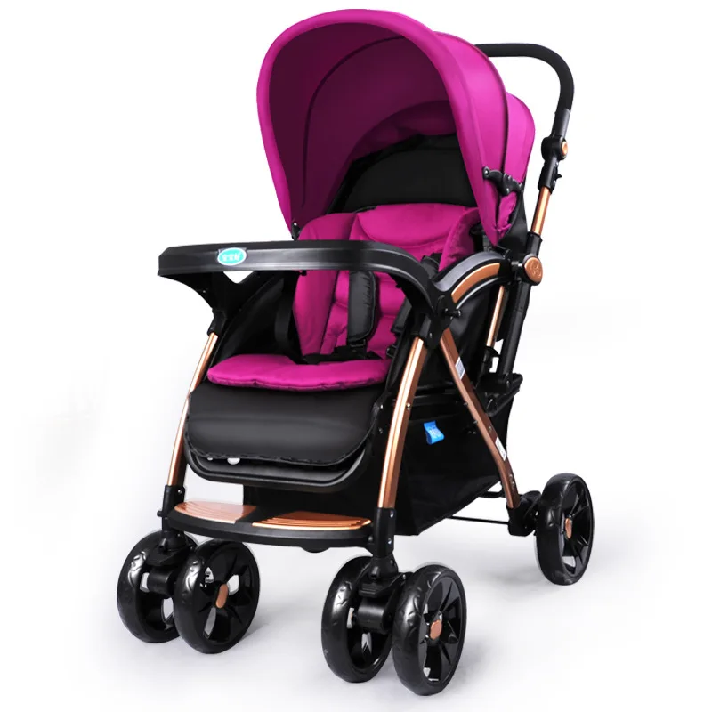 Poussette Pliable Portable Pour Bebe Chariot De Paysage Haut Fauteuil Roulant Panier Inferieur Avec Accoudoir Aliexpress