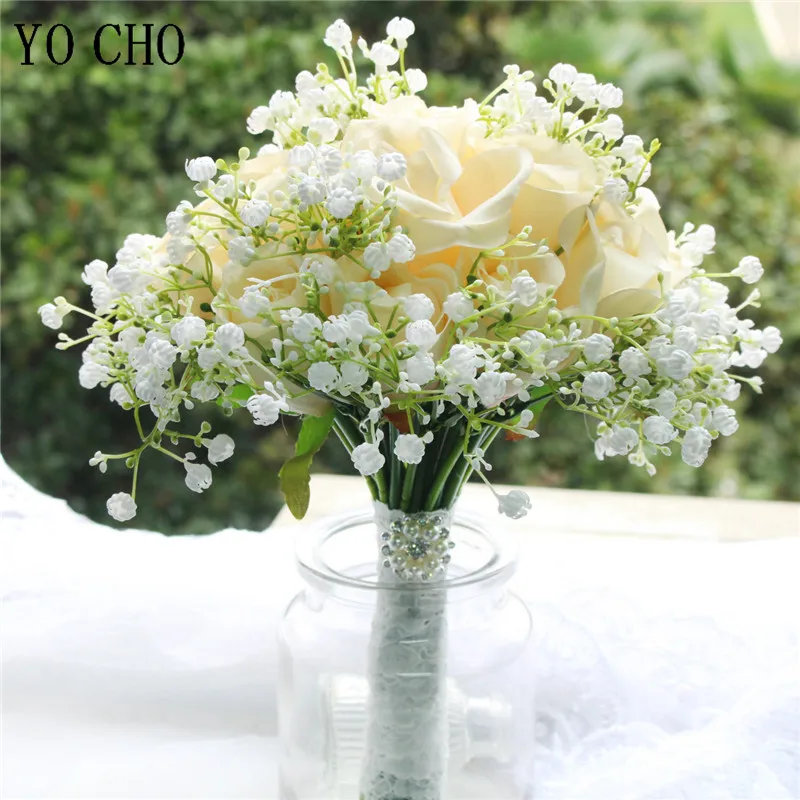 gypsophila bridesmaids bouquet